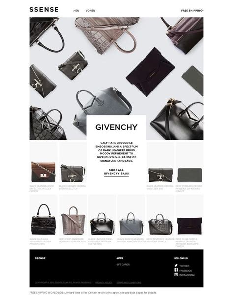 Givenchy newsletters